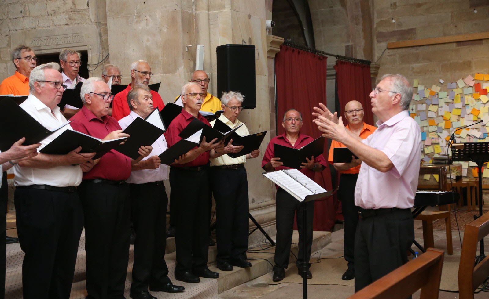 pluricanto le choeur d hommes pluricanto de truchtersheim est dirige par dominique wicker photo gerard andlauer 1723575083